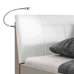 Wohnen Betten<Hochwertiges Doppelbett mit Kopfteil Kunstleder - Tumiva