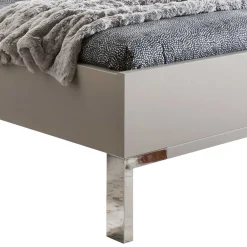 Wohnen Betten<Hochwertiges Doppelbett mit Kopfteil Kunstleder - Tumiva