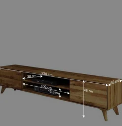 Wohnen Lowboards|Tv & Hifi-Möbel<Hochwertiges TV Lowboard 2-türig - Eavy