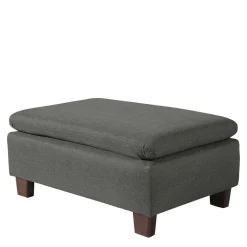 Wohnen Hocker<Hocker in Anthrazit und Nussbaum Braun - Classimo