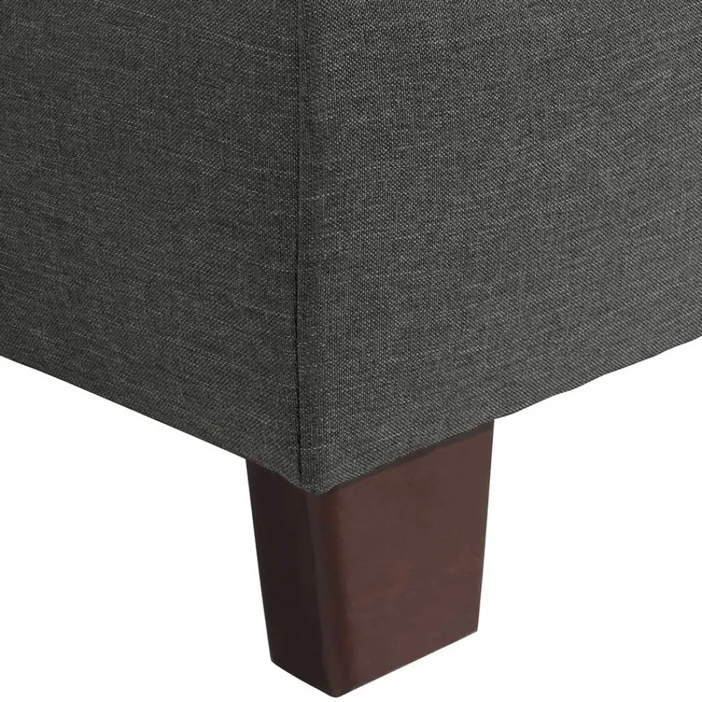 Wohnen Hocker<Hocker in Anthrazit und Nussbaum Braun - Classimo