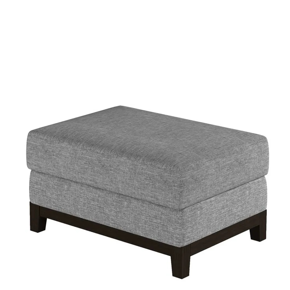 Wohnen Hocker<Hocker in Grau Stoffbezug - Enevo