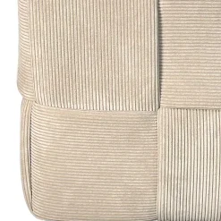 Wohnen Hocker<Hocker Pouf in Beige Cordbezug - Salvita III