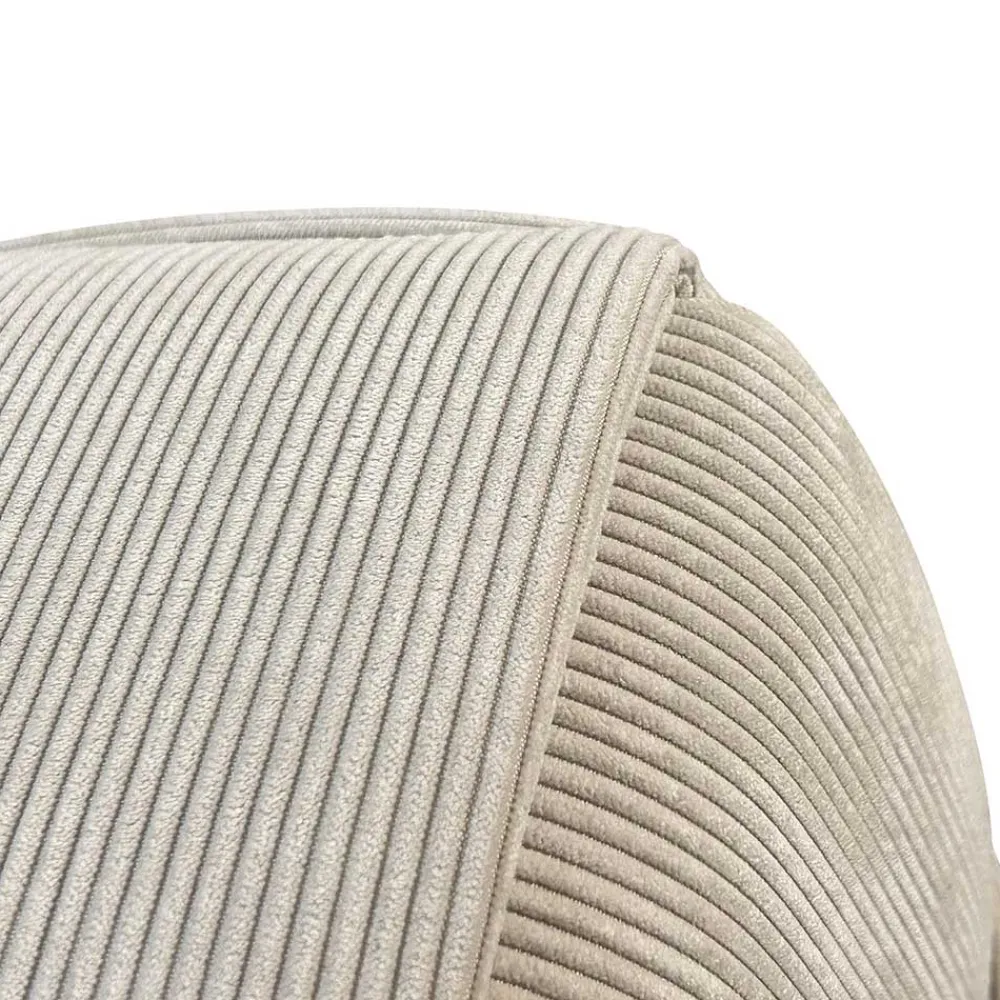 Wohnen Hocker<Hocker Pouf in Beige Cordbezug - Salvita III