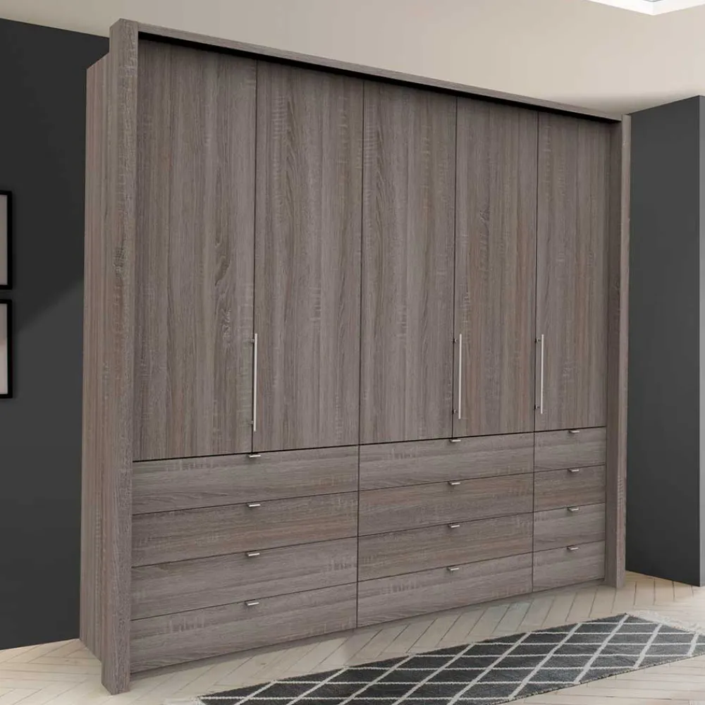 Wohnen Kleiderschränke<Hoher Kleiderschrank foliert - Crenba