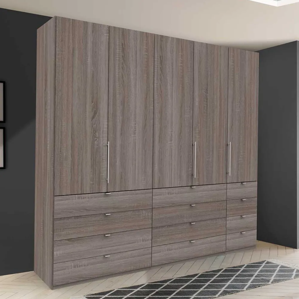 Wohnen Kleiderschränke<Hoher Kleiderschrank foliert - Crenba