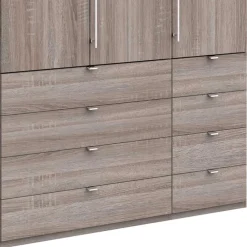 Wohnen Kleiderschränke<Hoher Kleiderschrank foliert - Crenba