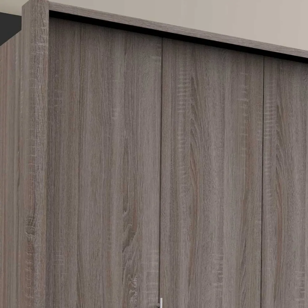 Wohnen Kleiderschränke<Hoher Kleiderschrank foliert - Crenba