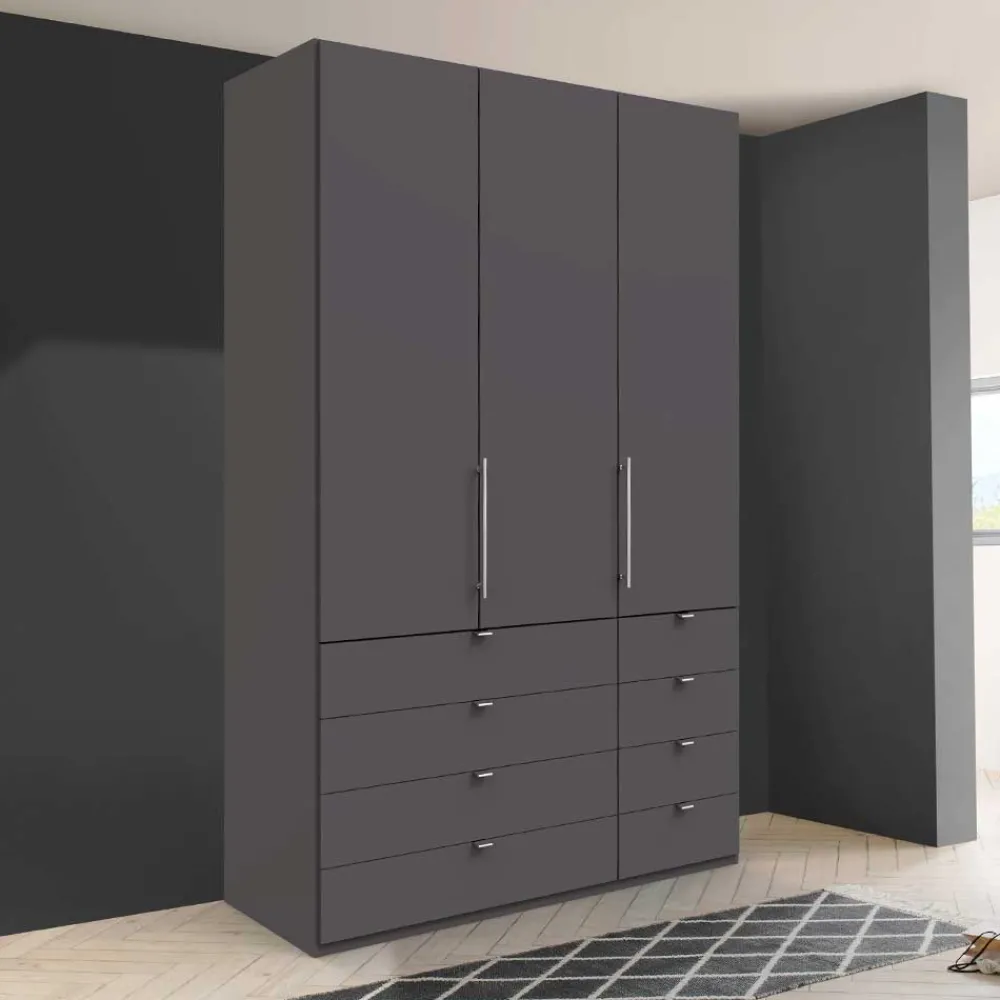 Wohnen Kleiderschränke<Hoher Schlafzimmer Schrank in Braun - Sitanio