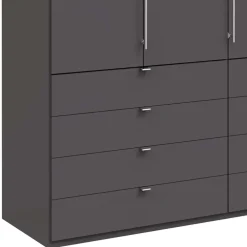 Wohnen Kleiderschränke<Hoher Schlafzimmer Schrank in Braun - Sitanio