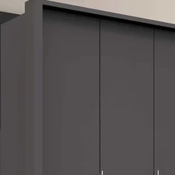 Wohnen Kleiderschränke<Hoher Schlafzimmer Schrank in Braun - Sitanio
