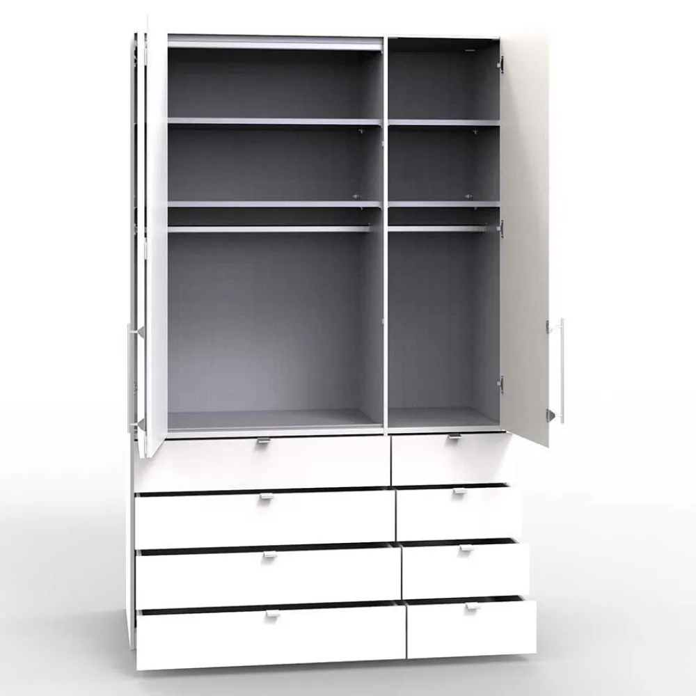 Wohnen Kleiderschränke<Hoher Schlafzimmer Schrank in Braun - Sitanio