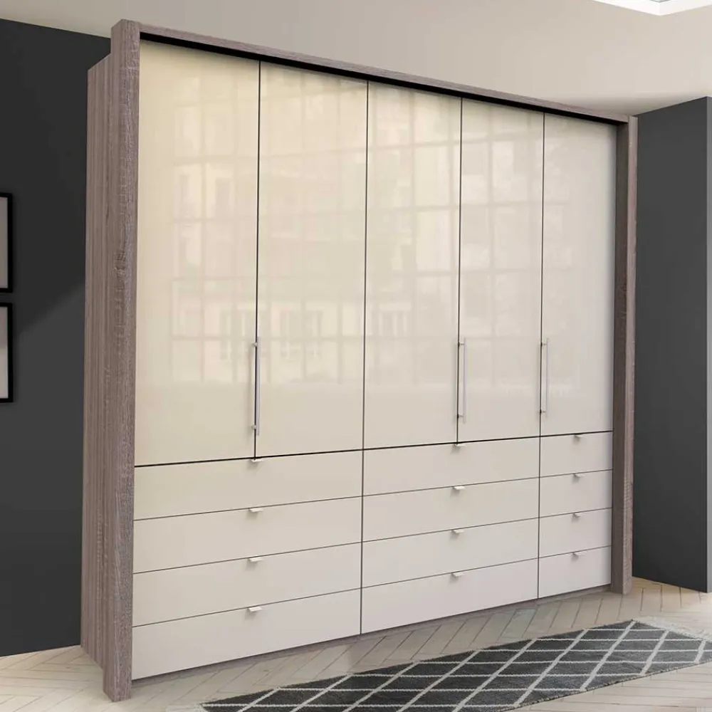 Wohnen Kleiderschränke|Schränke<Hoher Schlafzimmer-Kleiderschrank mit zwölf Schubladen - Lavista