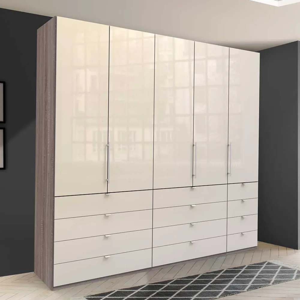 Wohnen Kleiderschränke|Schränke<Hoher Schlafzimmer-Kleiderschrank mit zwölf Schubladen - Lavista