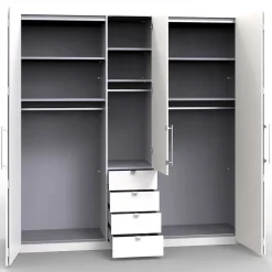 Wohnen Kleiderschränke|Schränke<Hoher Schlafzimmer-Kleiderschrank kombiniert - Empresian