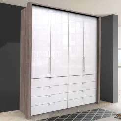 Wohnen Kleiderschränke<Hoher Schlafzimmerschrank 2-türig - Empresian
