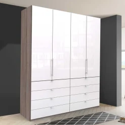 Wohnen Kleiderschränke<Hoher Schlafzimmerschrank 2-türig - Empresian