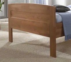 Wohnen Betten<Hohes Bett Florentina aus Buche Massivholz