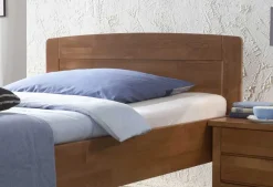 Wohnen Betten<Hohes Bett Florentina aus Buche Massivholz