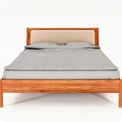 Wohnen Betten<Holzbett aus Wildbuche Natur - Indrya