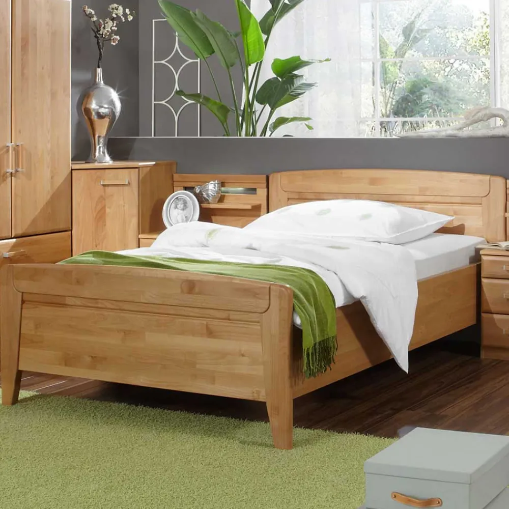 Wohnen Betten<Holzbett Bordeaux aus Erle