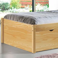 Wohnen Betten<Holzbett Francena mit Schubladen (zweiteilig)