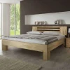 Wohnen Betten<Holzbett Life in Kernbuche natur geölt
