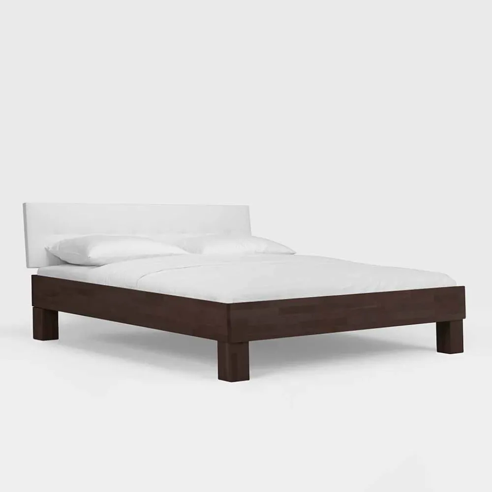 Wohnen Betten<Holzbett Valdis in Buche Wenge massiv
