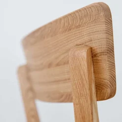 Wohnen Stühle<Holzstuhl mit Polstersitz aus Wildeiche Massivholz - Tembreno