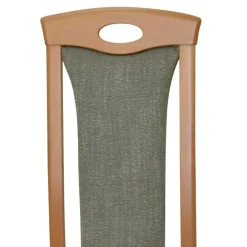 Wohnen Stühle<Holzstuhl mit Polsterung in Grün - Regnia (2er Set)