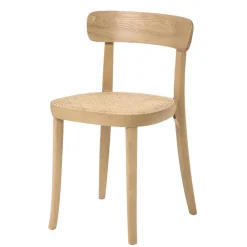Wohnen Stühle<Holzstuhl mit Wiener Geflecht Sitz - Wheel (2er Set)