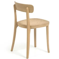 Wohnen Stühle<Holzstuhl mit Wiener Geflecht Sitz - Wheel (2er Set)