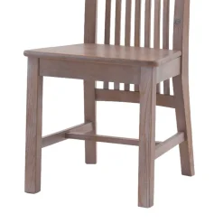 Wohnen Stühle<Holzstuhl Set Reverson in Grau Kiefer massiv (2er Set)