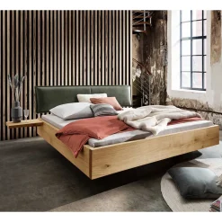 Wohnen Betten<Industrial Bett & Nachttische Set - Greta (dreiteilig)