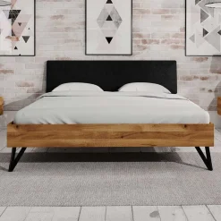 Wohnen Betten<Industrial Bett mit 190 cm Länge - Mandirov