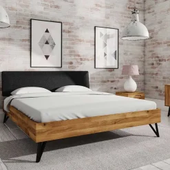 Wohnen Betten<Industrial Bett mit 190 cm Länge - Mandirov