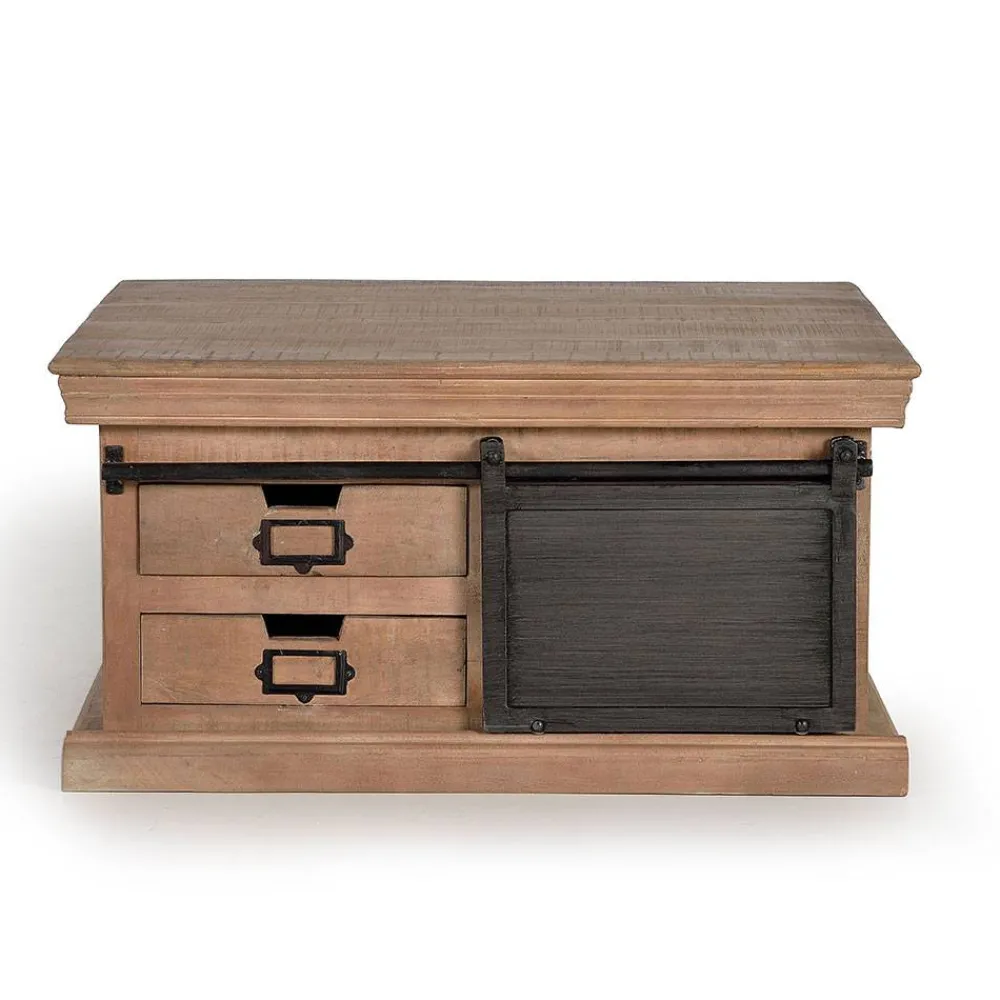 Wohnen Tische<Industrial Chic Couchtisch mit Stauraum - Jantonia