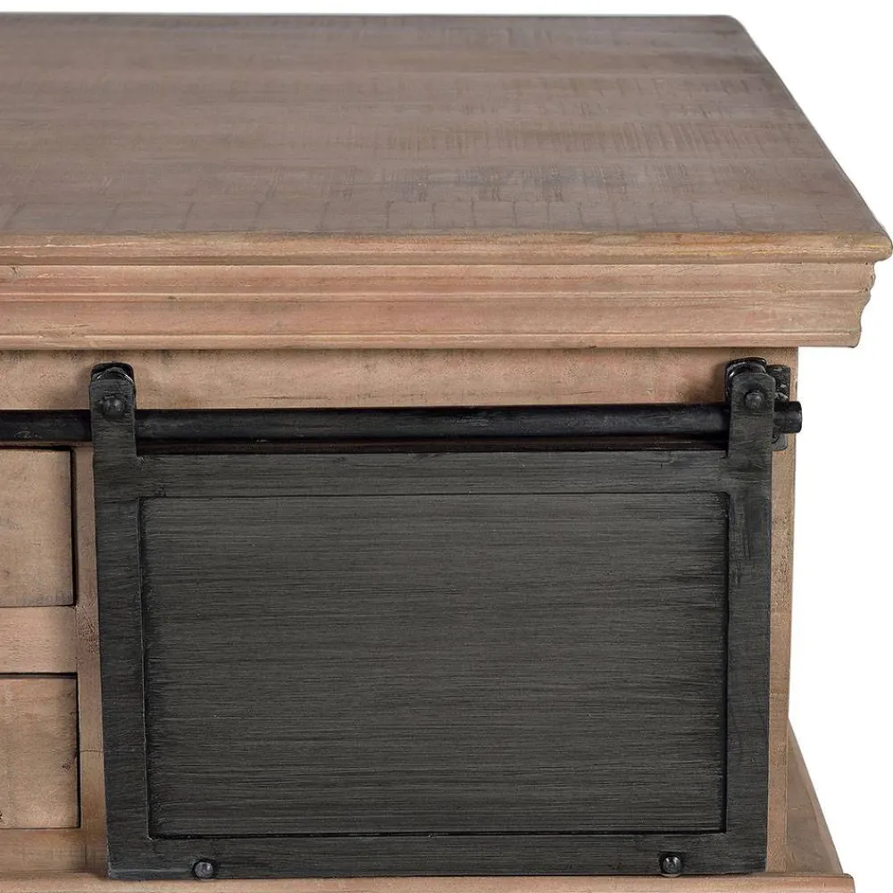 Wohnen Tische<Industrial Chic Couchtisch mit Stauraum - Jantonia
