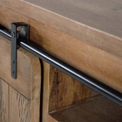 Wohnen Tv & Hifi-Möbel|Lowboards<Industrial Design TV Lowboard aus Mangoholz - Semian