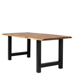 Wohnen Sitzgruppe<Industrial Esstisch-Gruppe Set - Miriam (fünfteilig)