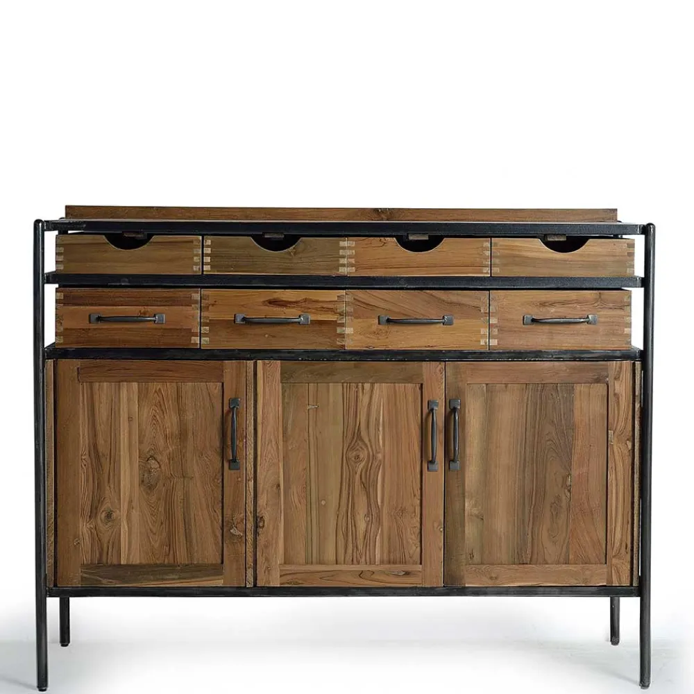 Wohnen Sideboards|Kommoden<Industrial Kommode mit acht Schubladen - Zinova
