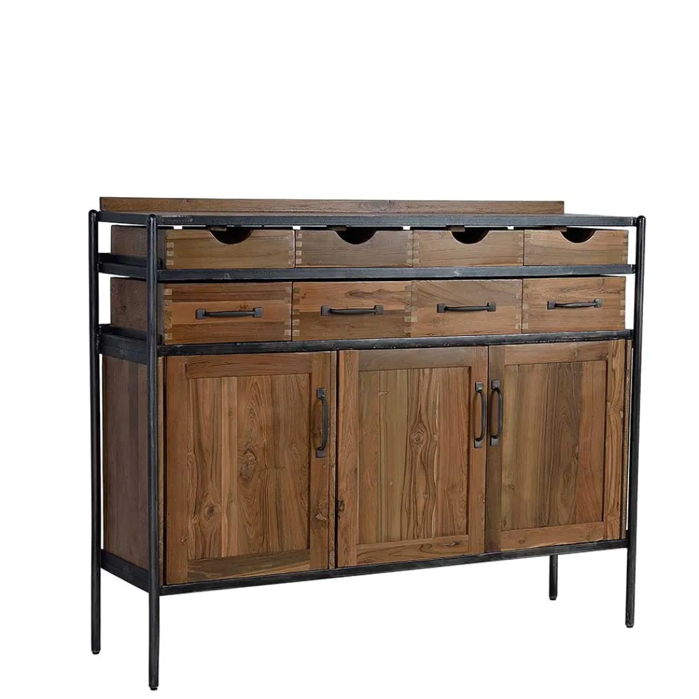 Wohnen Sideboards|Kommoden<Industrial Kommode mit acht Schubladen - Zinova