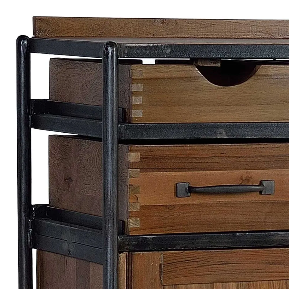 Wohnen Sideboards|Kommoden<Industrial Kommode mit acht Schubladen - Zinova