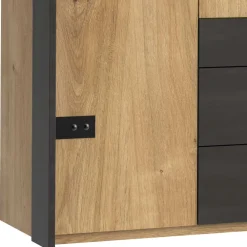 Wohnen Kleiderschränke|Schränke<Industrial Schlafzimmerschrank mit fünf Türen - Bram