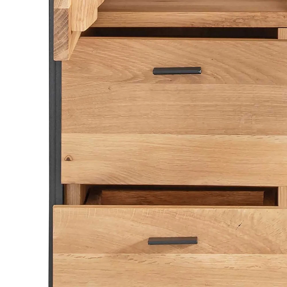 Wohnen Vitrinen<Industrial Schrank aus Wildeiche Massivholz - Manarola
