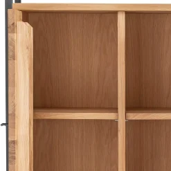 Wohnen Vitrinen<Industrial Wohnzimmerschrank aus Wildeiche Massivholz - Manarola