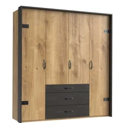 Wohnen Kleiderschränke|Schränke<Industry Kleiderschrank mit 200 cm Breite - Bram