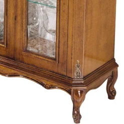 Wohnen Highboards|Vitrinen<Italienischer Vitrinenschrank 107x100x46 cm - Carlenna II