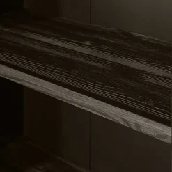 Wohnen Vitrinen<Japandi Regal mit drei Fächern und Tür - Bocca