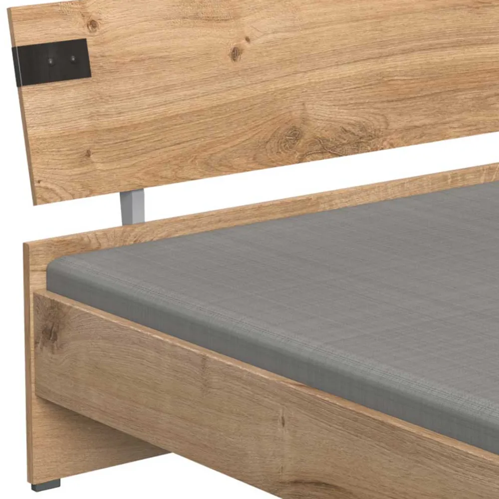Wohnen Betten<Jugendbett in Plankeneiche NB - Uletria